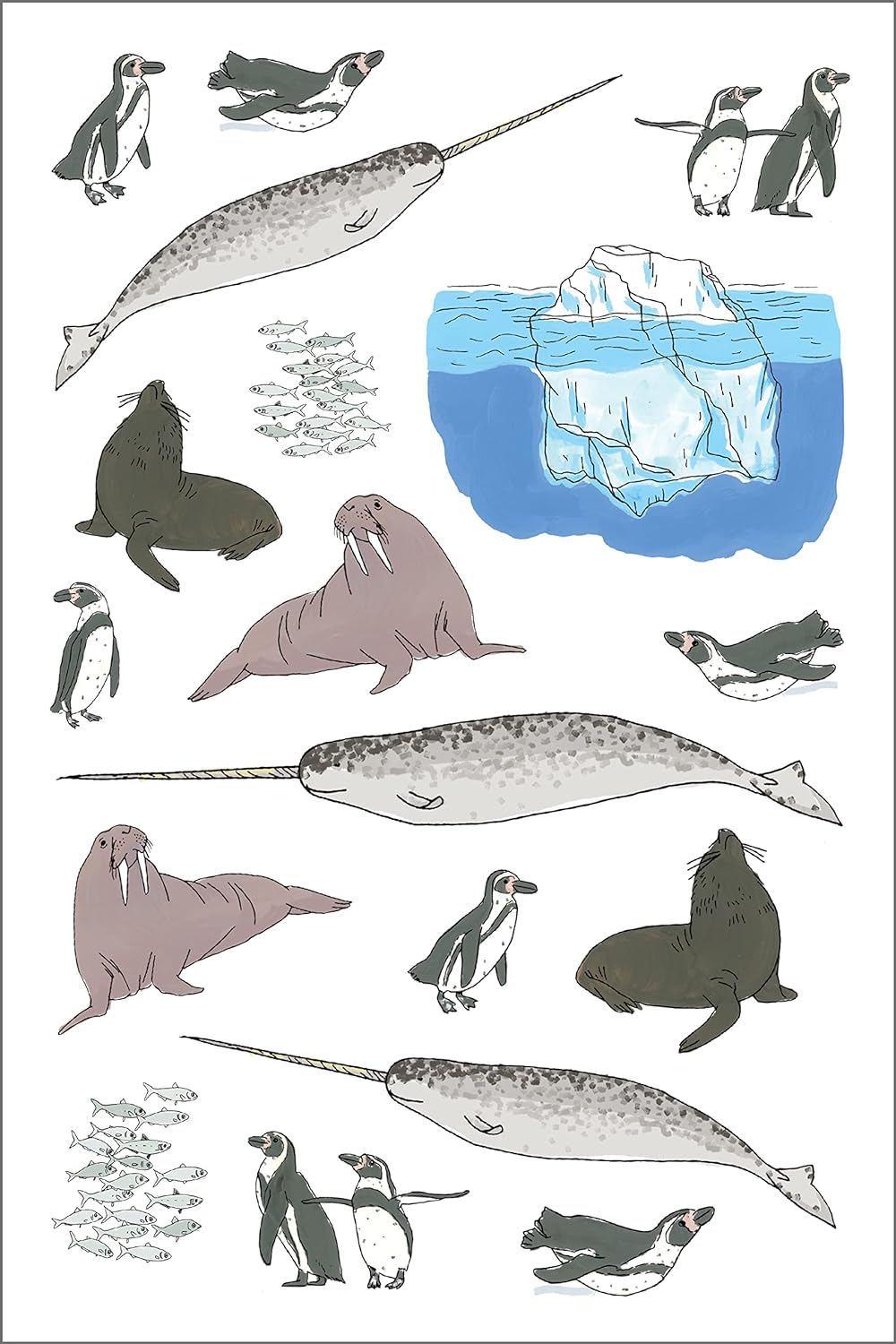 Ocean Anatomy Sticker Book - by Julia Rothman