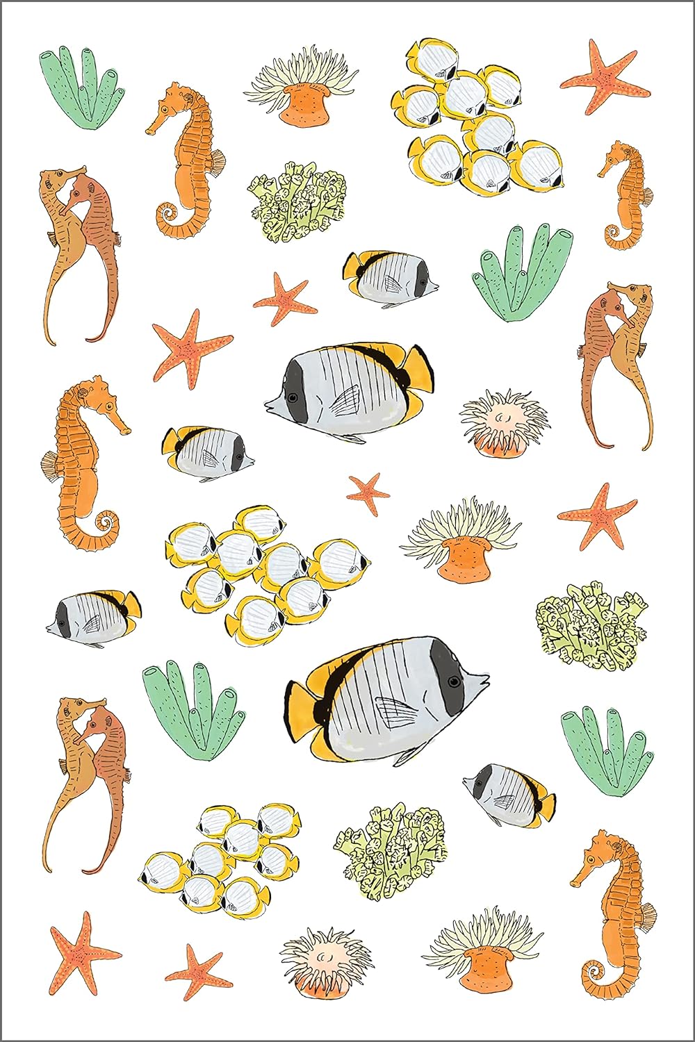 Ocean Anatomy Sticker Book - by Julia Rothman