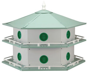 Deluxe Aluminum Purple Martin House - 12 Room