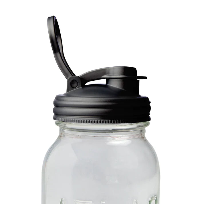 reCAP Mason Jar - Regular Mouth Lid POUR Cap Carry Loop