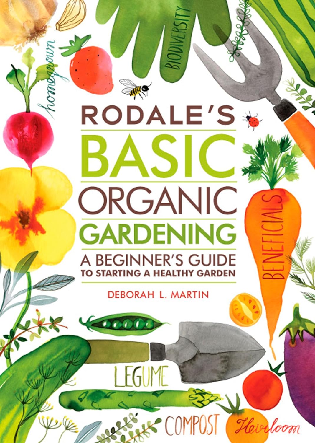 Rodale's Basic Organic Gardening: A Beginner's Guide to Starting a Healthy Garden - by Deborah L. Martin