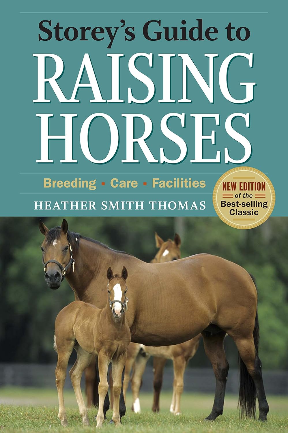 Storey's Guide to Raising Horses, 3rd Edition: Breeding, Care, Facilities (Hardback) - by Heather Smith Thomas