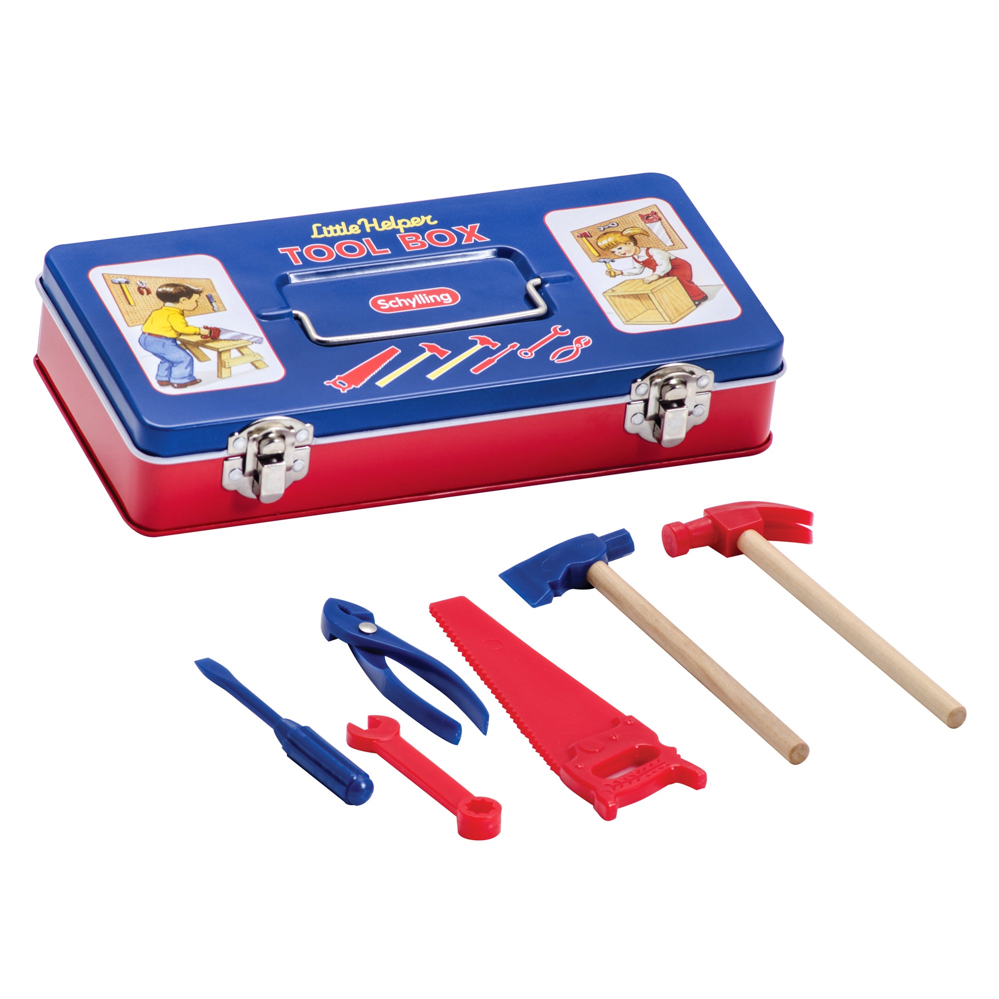 Schylling - Tin Tool Box With Tools