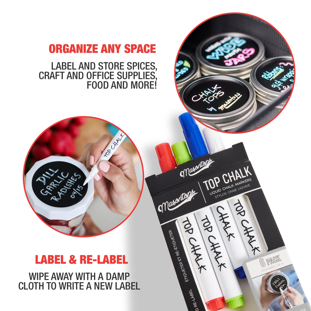 Masontops - Top Chalk Liquid Chalk Markers