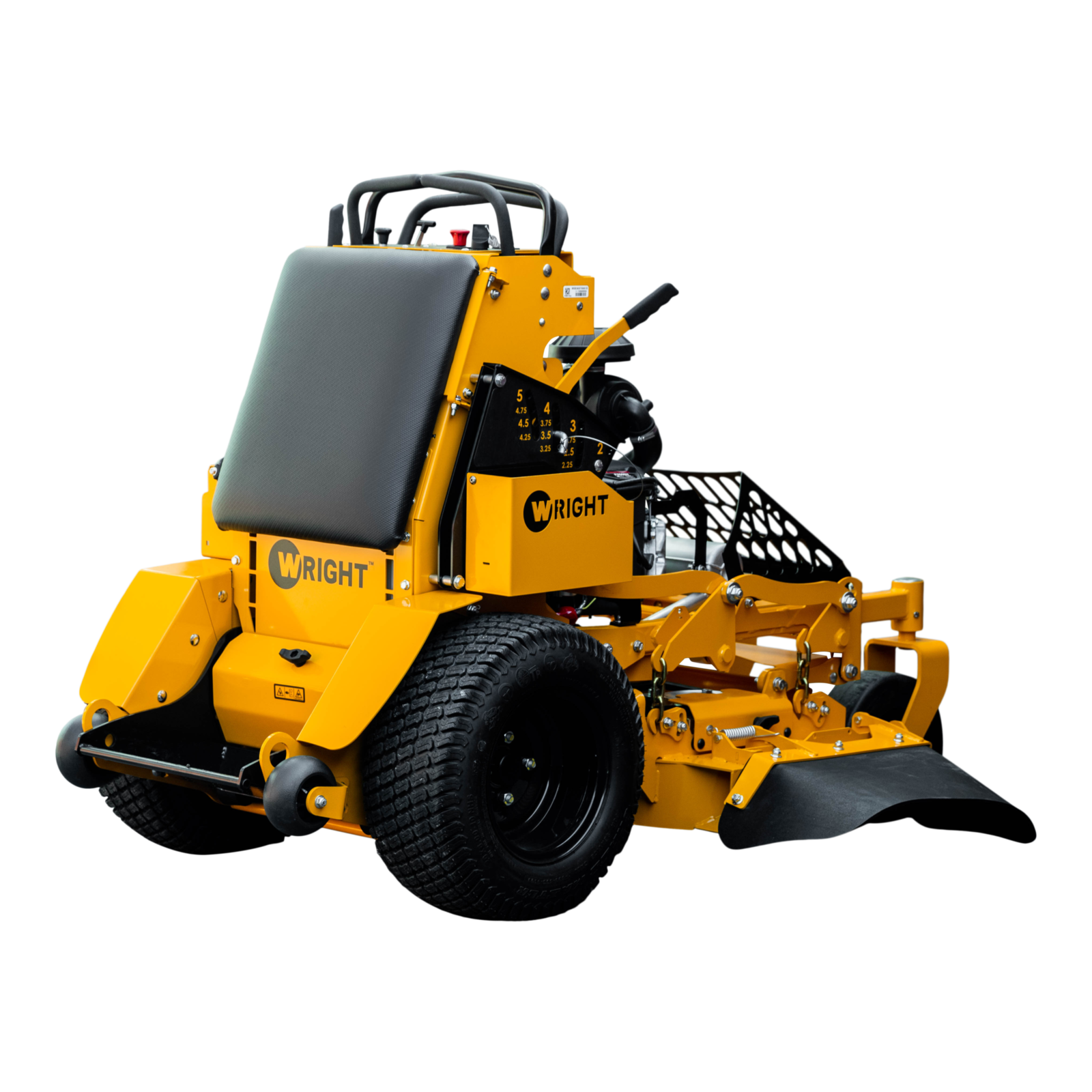 Wright Stander B riding mower engine detail