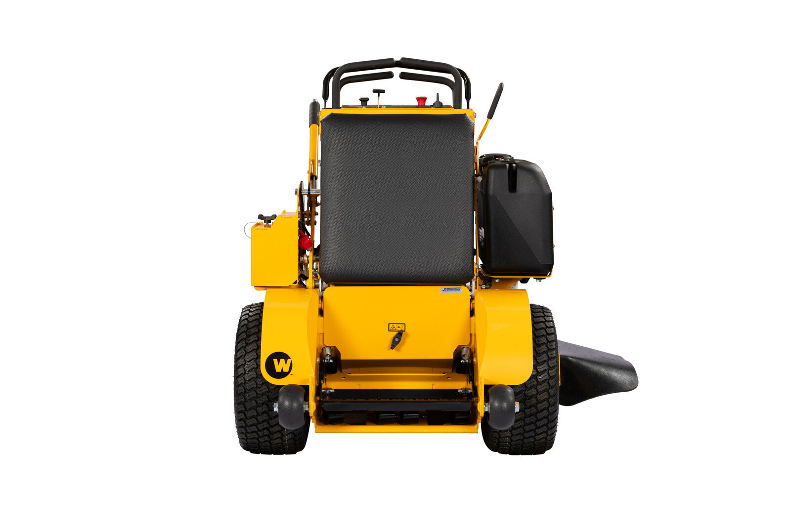 Wright Stander Intensity riding mower operator platform view