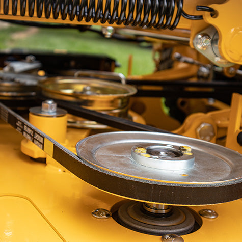Wright ZXL riding mower operator controls close-up