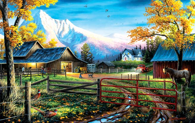 SunsOut - Western Lifestyle Puzzle 550 pc