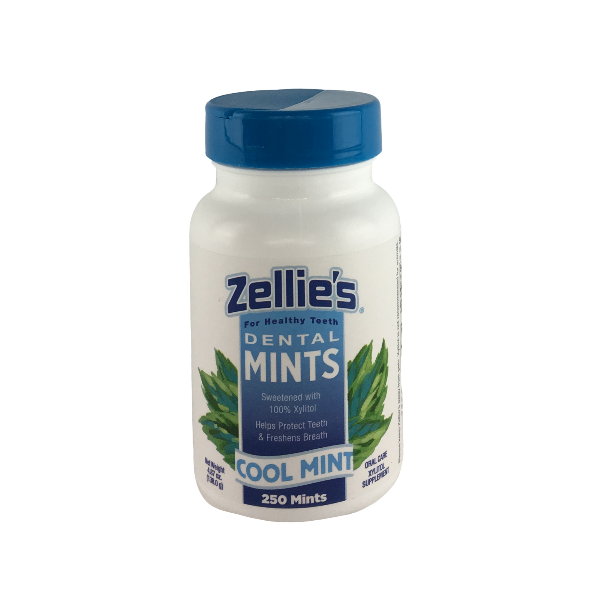 Zellie's Xylitol Dental Mints - 250ct Jar, Cool Mint