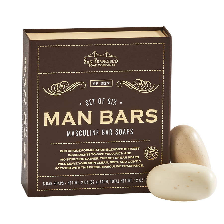 San Fransisco Soap - 6pc Gift Set Man Bar