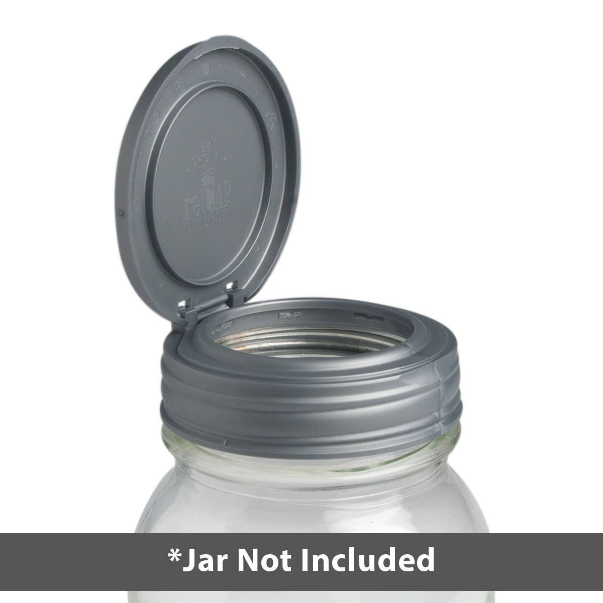 reCAP Mason Jar - Regular Mouth Lid FLIP Cap