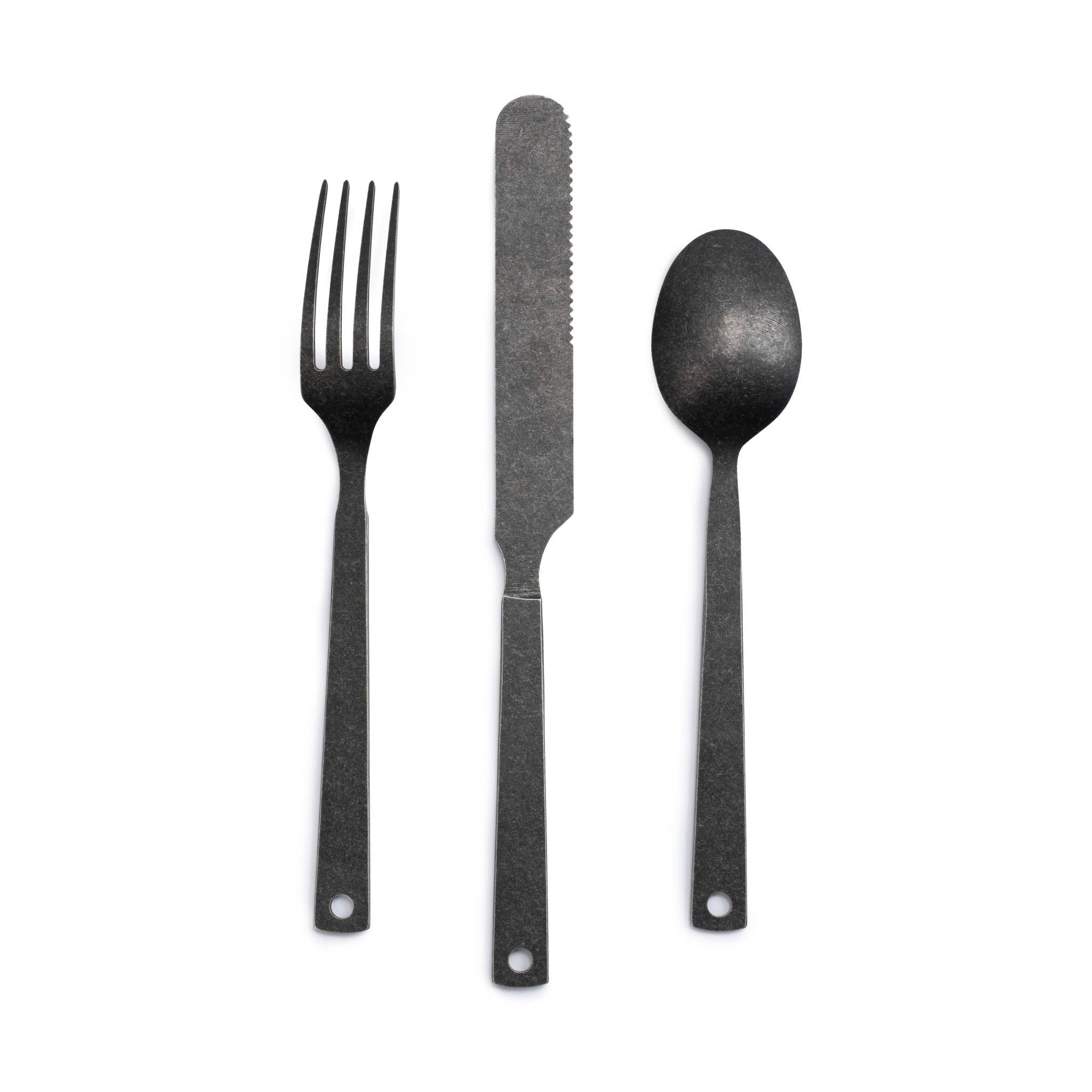 Barebones - Matte Black Flatware Set