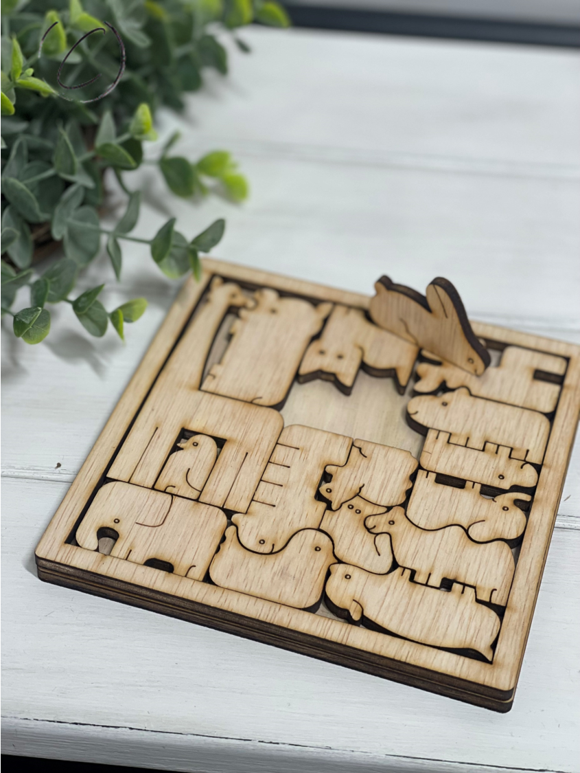 Wood Animal Puzzle