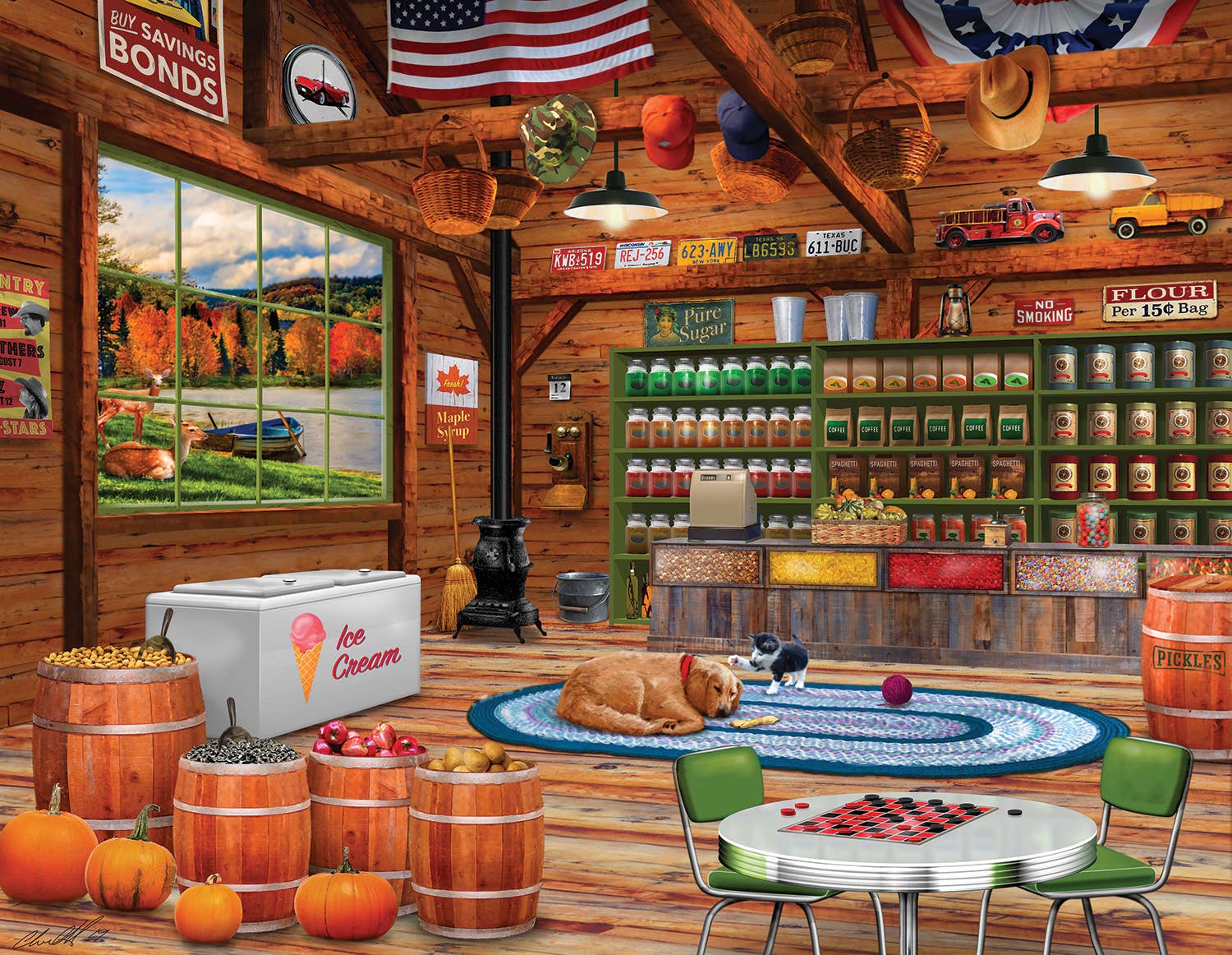 SunsOut - Mountain General Store Puzzle 1000+ pc