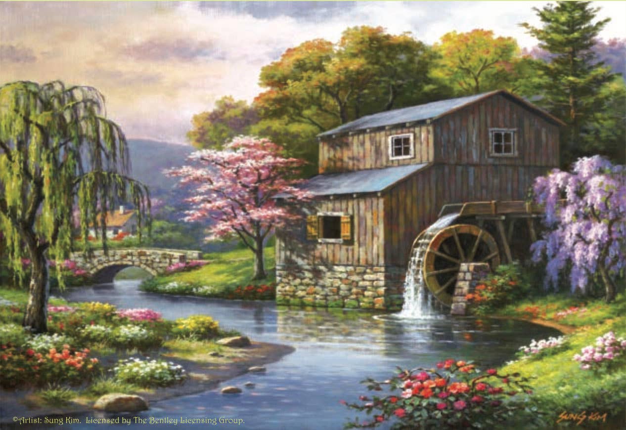 SunsOut - Spring at the Mill Puzzle 300 pc