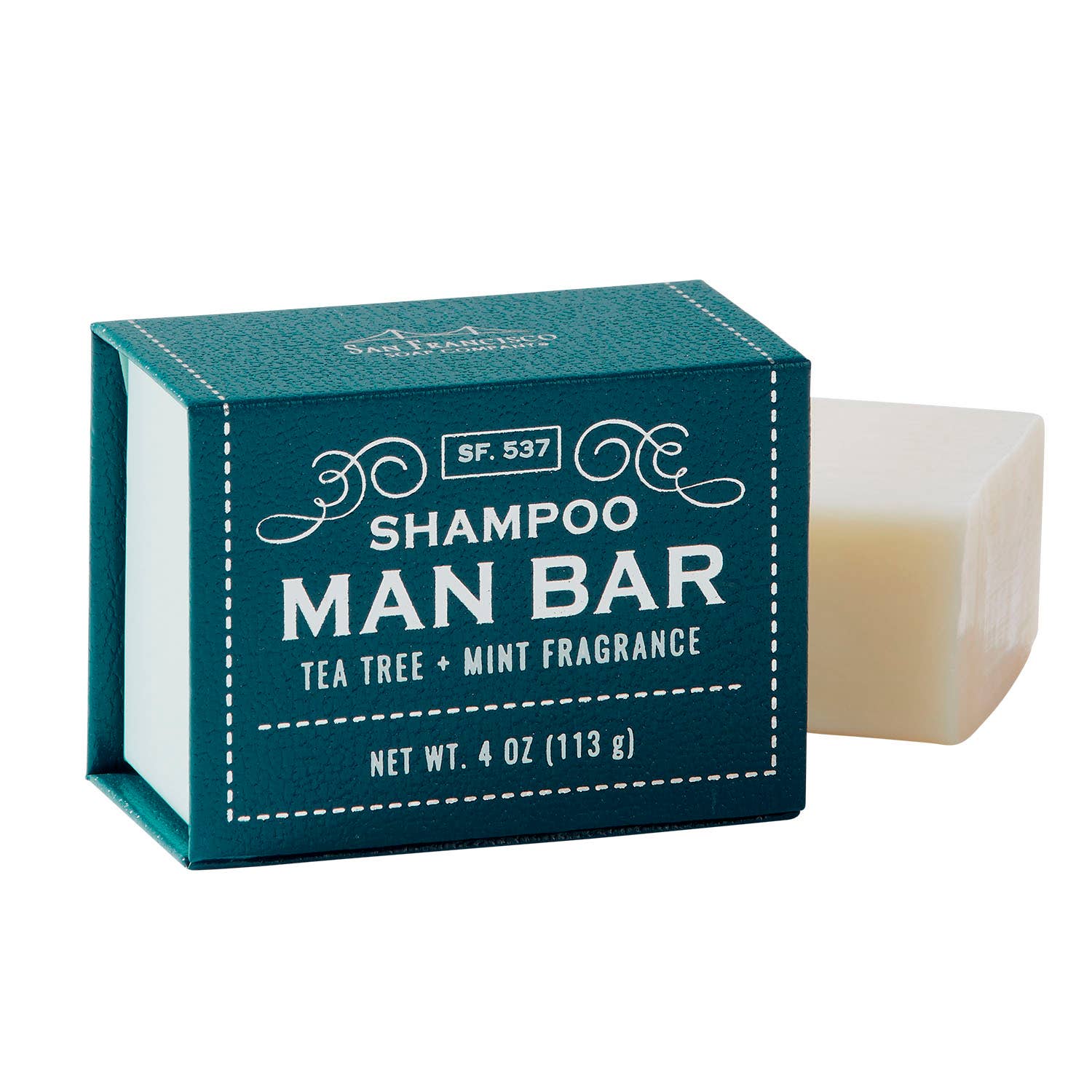 San Fransisco Soap - Tea Tree & Mint Shampoo Man Bar