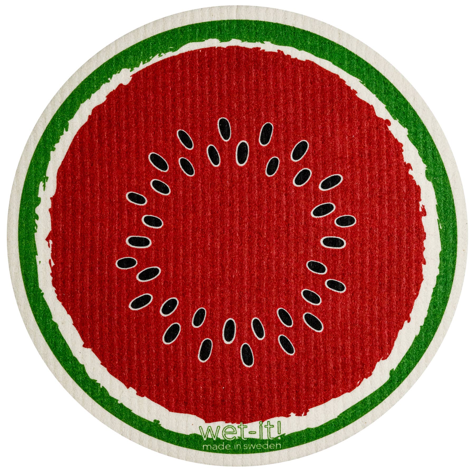 Watermelon Round Swedish Cloth