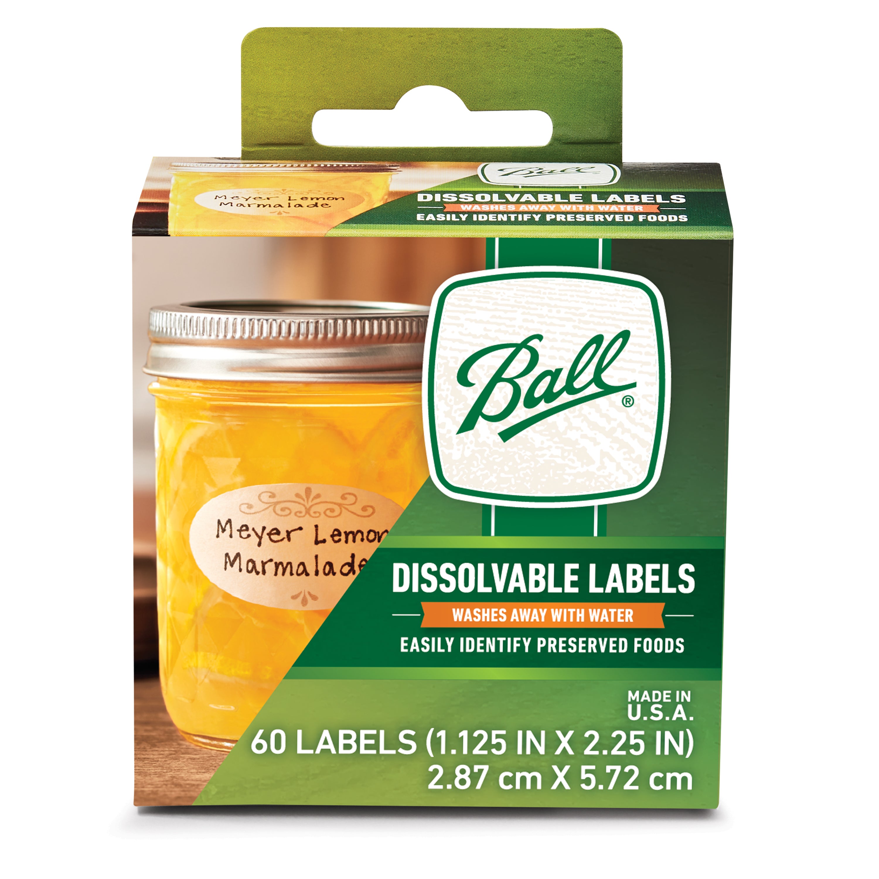 Ball - 60Pack Dissolvable Lables Box