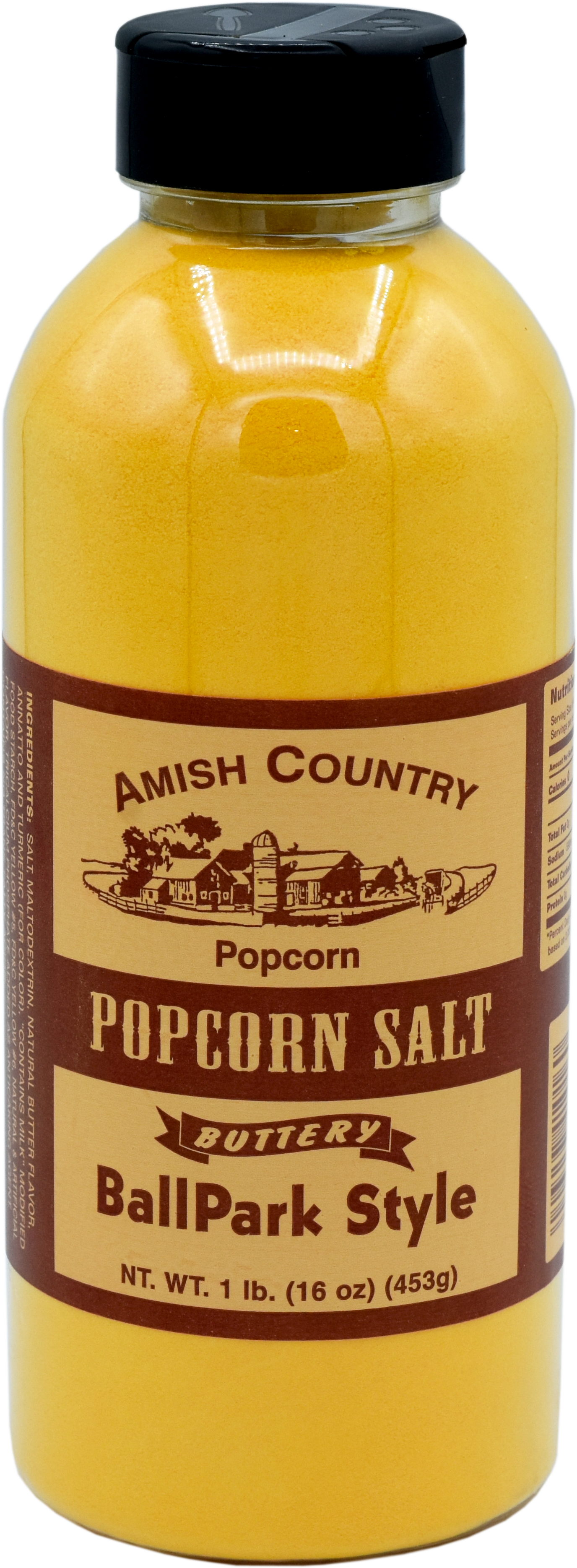 16oz. Bulk Bottle of Ballpark-Style Popcorn Salt