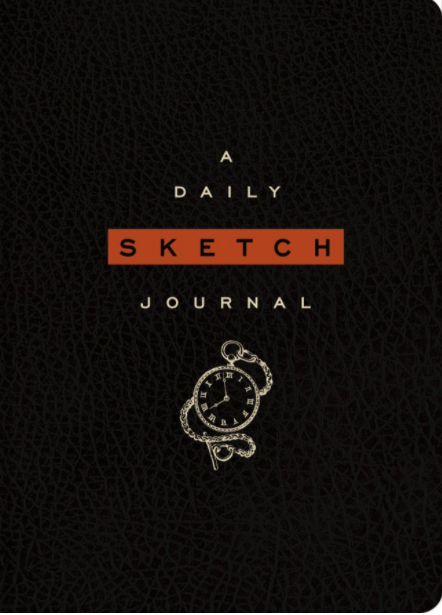 Daily Sketch Journal, Black Hardcover - by Union Square & Co.