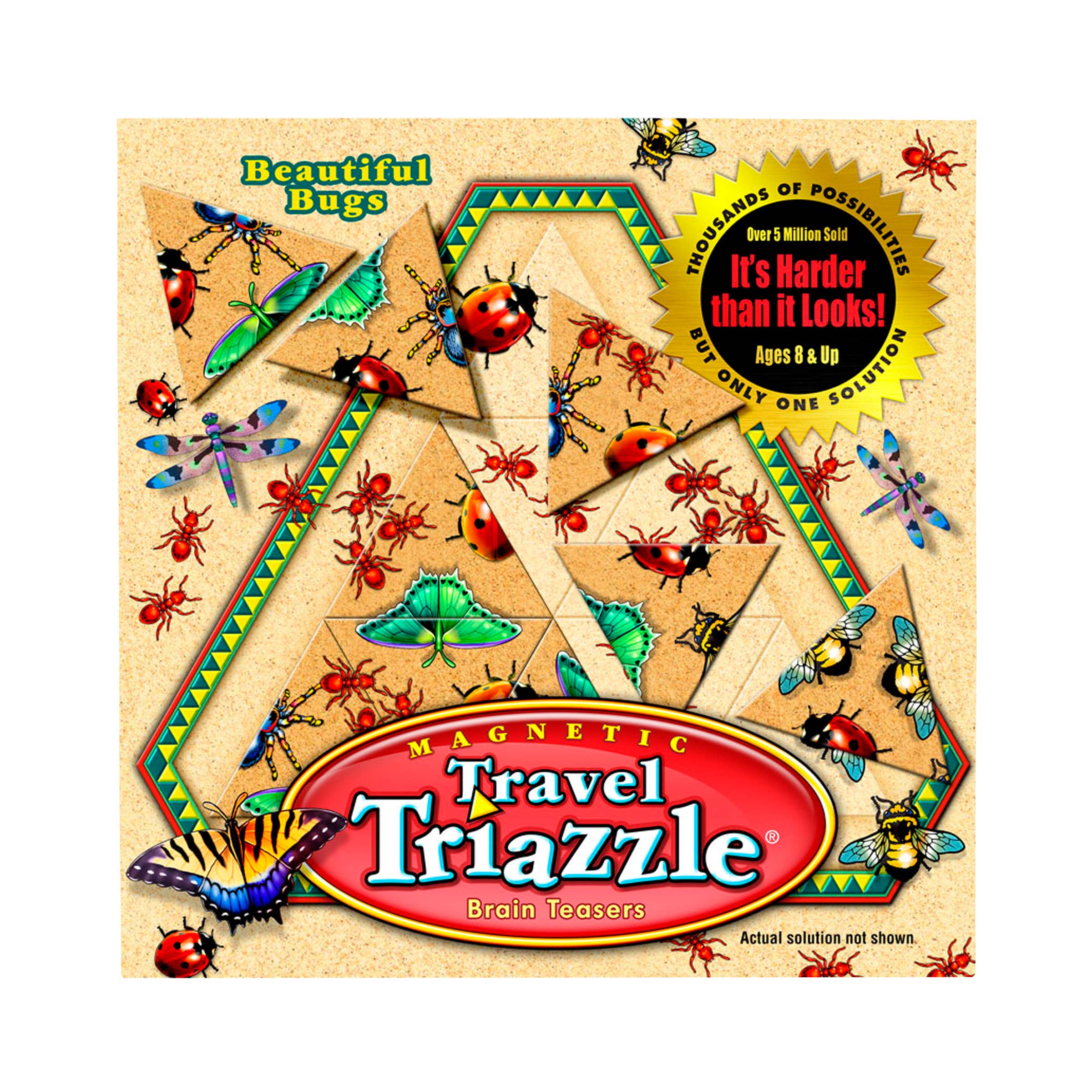 Channel Craft - Beautiful Bugs Wooden Travel Triazzle