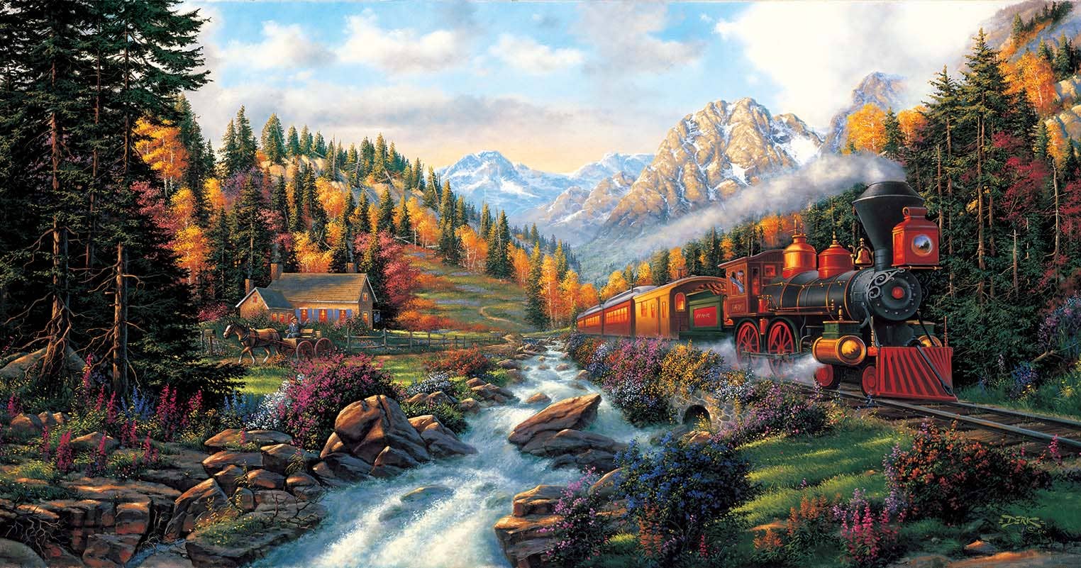 SunsOut - Autumn Run Puzzle 500 pc