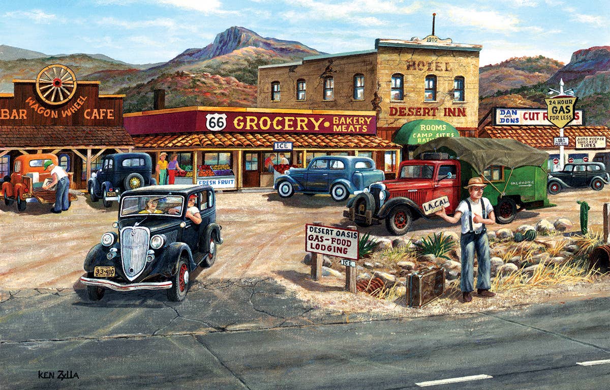 SunsOut - Memories of Route 66 Puzzle 1000 pc