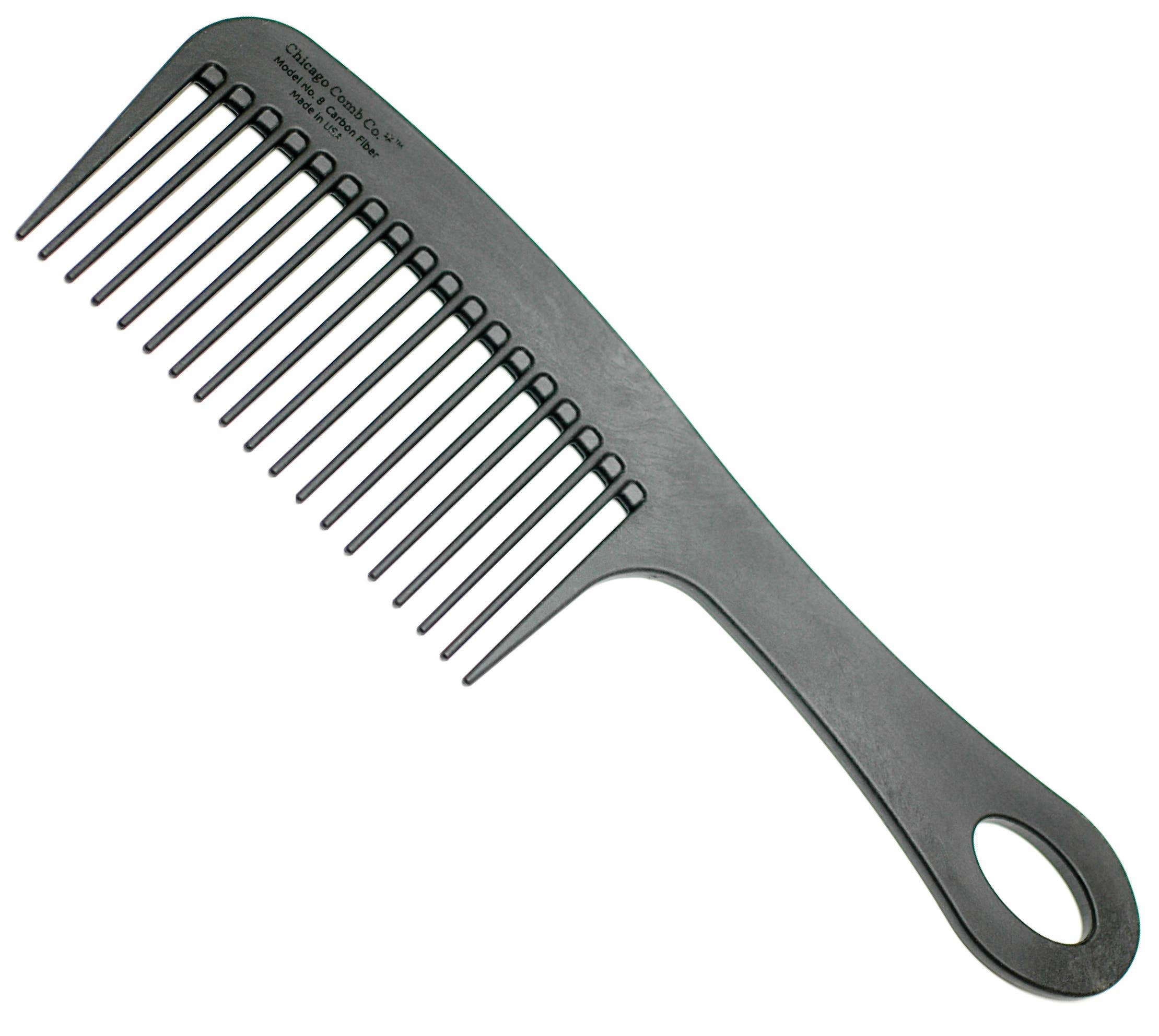 Chicago Comb Co. - Model No 8 Carbon Fiber