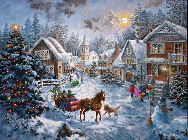 SunsOut - Merry Christmas Puzzle 1000 pc