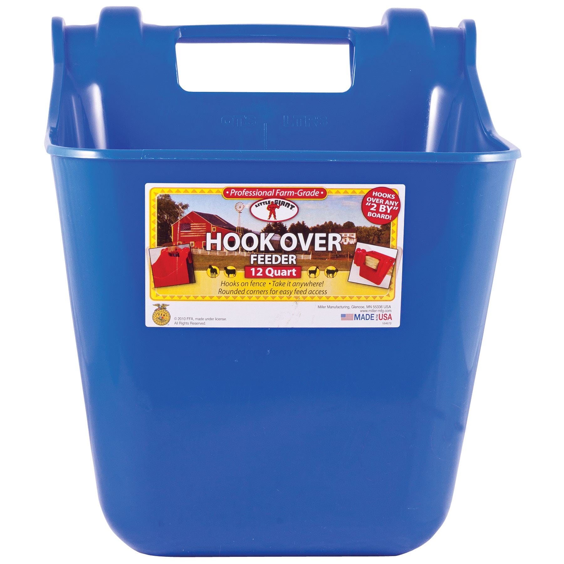 Little Giant - 12qt. Plastic Hook Over Feeder