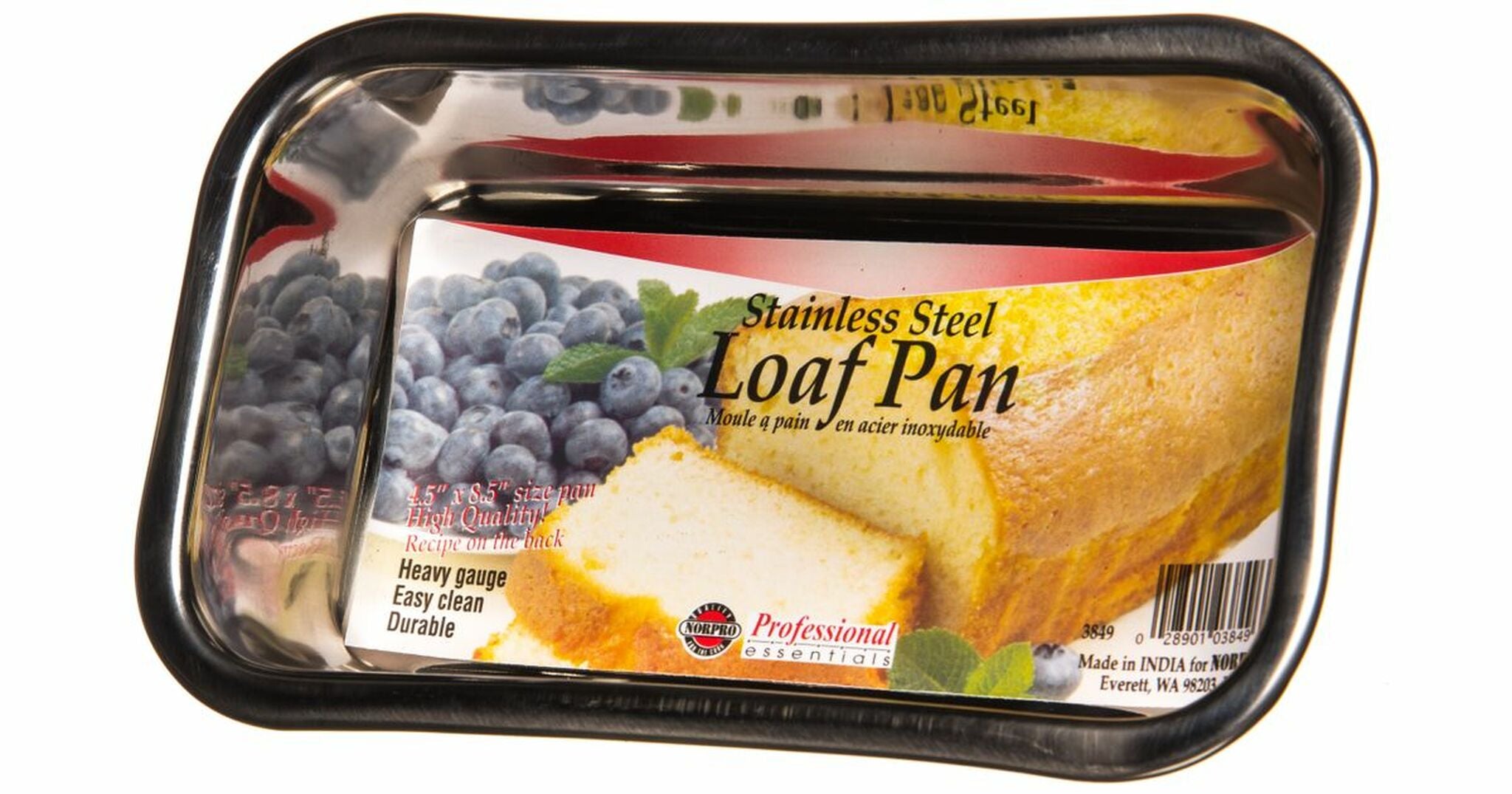 NorPro - 8 1/2” Stainless Steel Loaf Pan