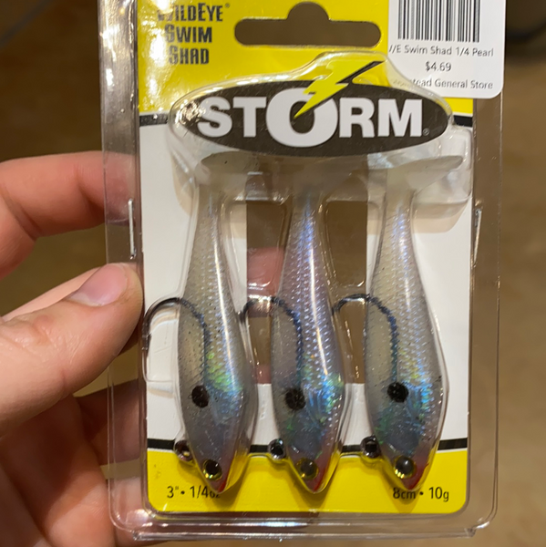 WildEye Swim Shad 03 Blue Gill - Ultra-Realistic Soft Bait, 3 Pack, Pre-Rigged With VMC Hooks, 0.25 Oz - View #14
